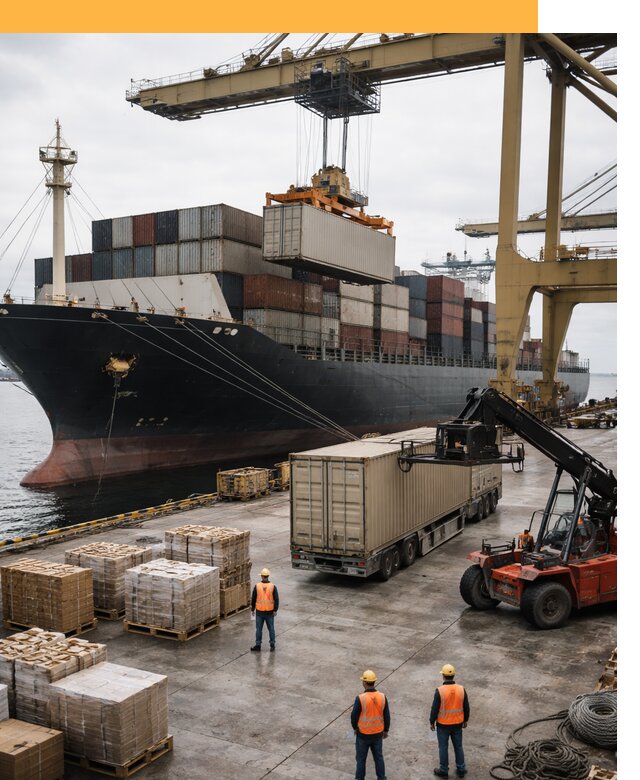 Морские перевозки из Индии: доставка FCL/LCL, таможня от 122424