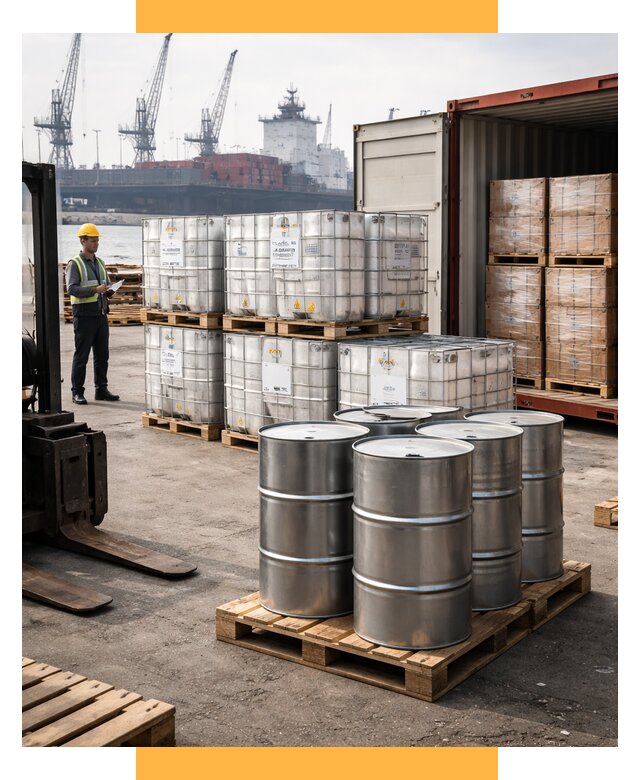 Доставка химического сырья из Индии от 255050 р. | СетСервис-Ктм