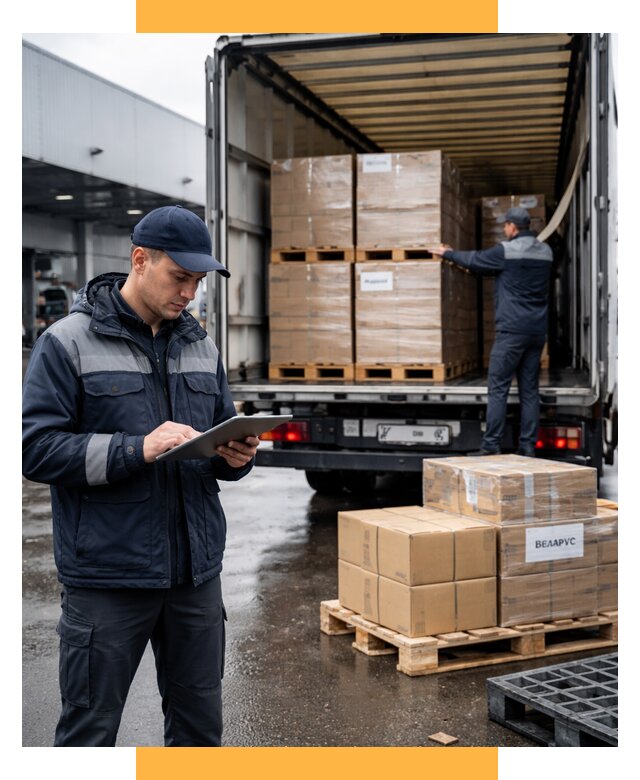 Доставка грузов из Беларуси от 15303 р. логистика СетСервис-Ктм