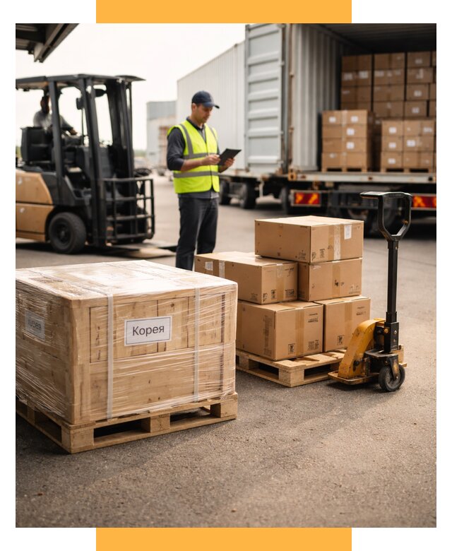 Доставка грузов в Корею из России от 35707 р. | СетСервис-Ктм