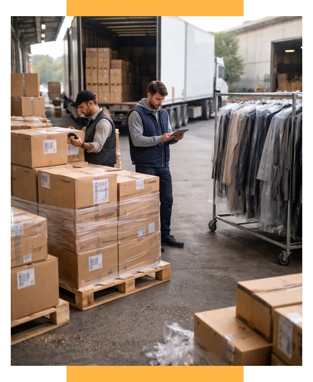 Перевозка и доставка одежды из Китая от 7652 р., СетСервис-Ктм