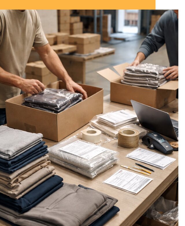 Перевозка одежды по миру от 7652 руб. с таможенным оформлением