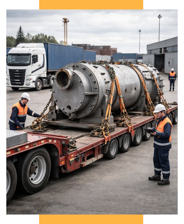 Перевозка тяжеловесных грузов под ключ от 153030 р. | СетСервис-Ктм