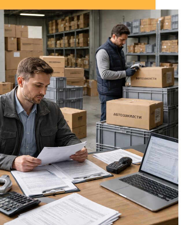 Таможенное оформление автозапчастей по выгодным тарифам от 8672