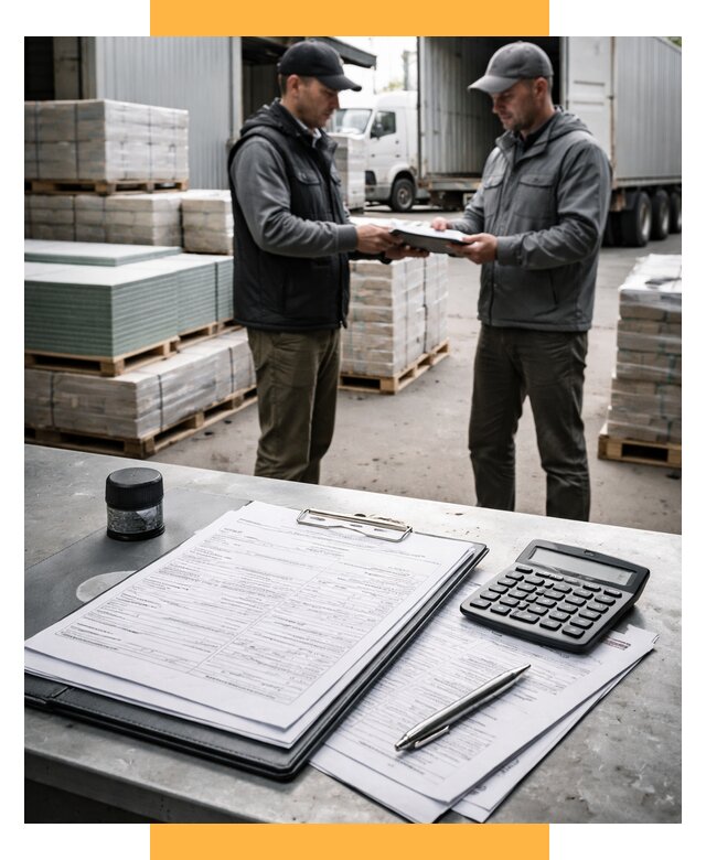 Таможенное оформление стройматериалов от 8672 р. | СетСервис-Ктм